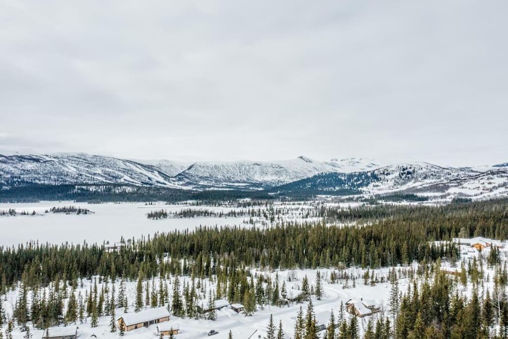 Peaceful Oasis. Panoramic Forest- & Mountain View. Sauna. Beitostolen Buitenkant foto